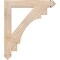 Ekena Millwork Merced Arts & Crafts Smooth Bracket, Douglas Fir, 3 1/2"W x 26"D x 30"H BKT04X26X30MRC03SDF - alternate 3